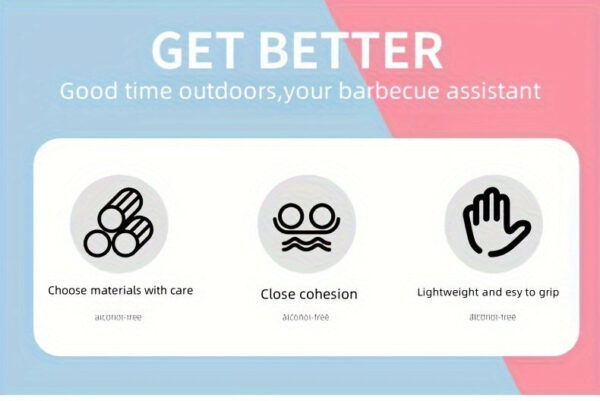 Stainless Steel Barbecue Tool Set Outdoor Camping Picnic BBQ Barbecue Utensils Cooking Tool Combination Set