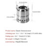 Mini Stainless Steel Portable Outdoor Camping Stove - Durable, Wood Burning, No Ignition Function, Perfect for Backpacking, Hiking, and Outdoor Adventures!