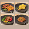 Extra-Large 30.48cm Non-Stick BBQ Grill Pan - Perfect for Outdoor Camping & Home Cooking, Easy Clean