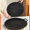 Extra-Large 30.48cm Non-Stick BBQ Grill Pan - Perfect for Outdoor Camping & Home Cooking, Easy Clean