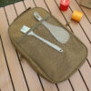 Portable Outdoor Camping Cookware Set with Silicone Storage Bag - Perfect for Picnics & Leisure