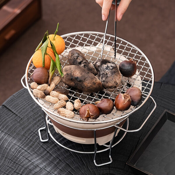Tea Cooking Charcoal Stove, Barbecue Oven, Domestic, Indoor And Outdoor Carbon Stove, With Barbecue Net