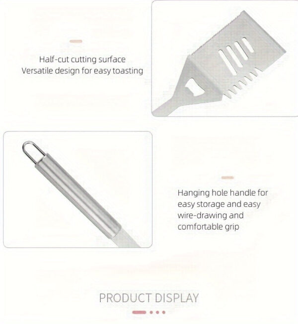 Stainless Steel Barbecue Tool Set Outdoor Camping Picnic BBQ Barbecue Utensils Cooking Tool Combination Set