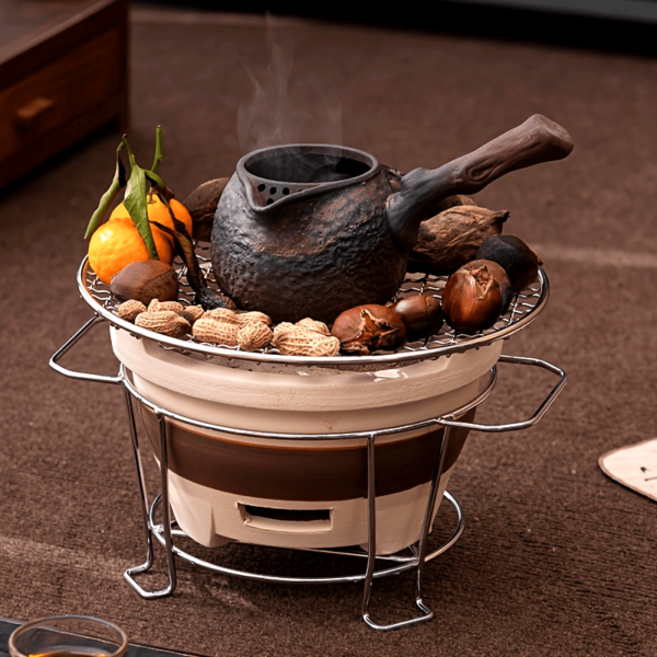 Tea Cooking Charcoal Stove, Barbecue Oven, Domestic, Indoor And Outdoor Carbon Stove, With Barbecue Net