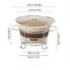 Tea Cooking Charcoal Stove, Barbecue Oven, Domestic, Indoor And Outdoor Carbon Stove, With Barbecue Net