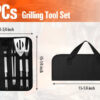 ValueMax 15 Pcs BBQ Grill Accessories, Grill Set, Grilling Gifts For Men, Barbecue Tools For Indoor & Outdoor Grill/Cooking, Camping