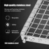1pc Stainless Steel Portable Folding Barbecue Net, Folding BBQ Grill Rack, Camping Firewood Stove Rack For Outdoor Camping Hiking