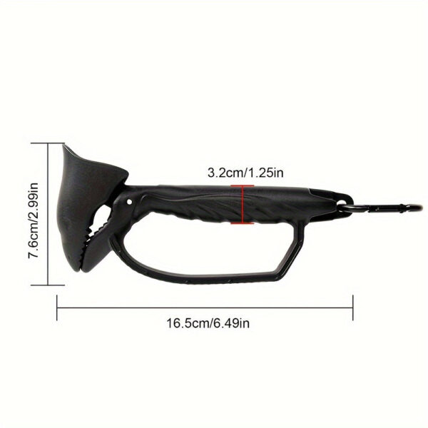 00f8dd2d-46e7-49dd-a55e-4d69ce94b409.jpg Floating Fish Gripper Anti-Slip Handle, Jaw Clamp Design, Compact and Lightweight Fish Grabber