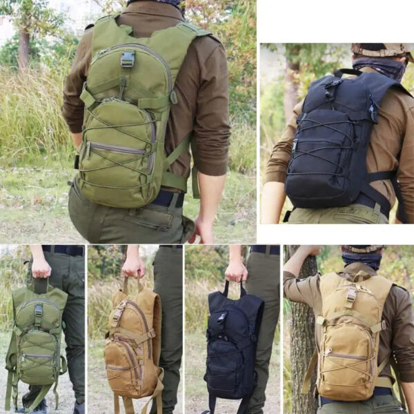 15L Molle Tactical Backpack Army Military Bicycle Backpacks Outdoor Sports Cycling Climbing Hiking Camping Bag