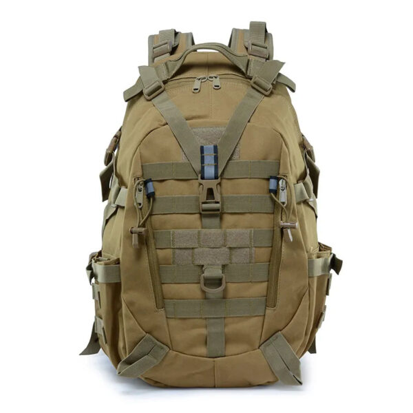 40L Camping Backpack Men's Military Bag Travel Bags Army Tactical Molle Climbing Rucksack Hiking Outdoor Reflective Shoulder Bag