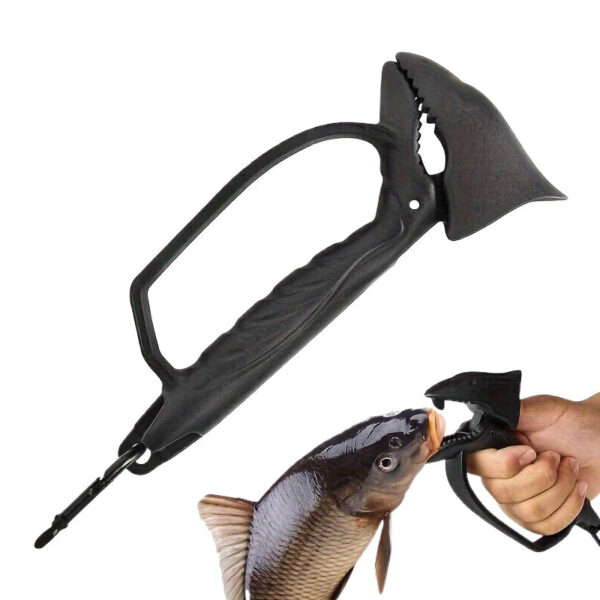 42be921177ed3958e5a00ee3e51681c1.jpg Floating Fish Gripper Anti-Slip Handle, Jaw Clamp Design, Compact and Lightweight Fish Grabber