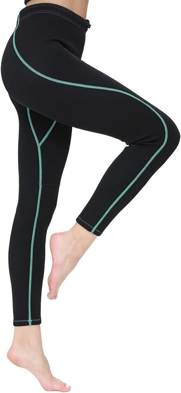 Wetsuit Pants Men Womens Wet Suits Swim Tights 3mm Neoprene Swimming Leggings 2mm Long Diving Surfing Kayak Pant Keep Warm for Workout Scuba Snorkeling Canoeing Water Sports