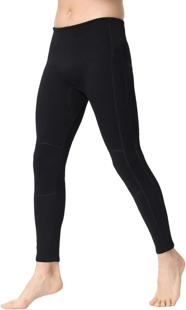 Wetsuit Pants Men Womens Wet Suits Swim Tights 3mm Neoprene Swimming Leggings 2mm Long Diving Surfing Kayak Pant Keep Warm for Workout Scuba Snorkeling Canoeing Water Sports