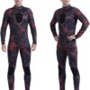 Unisex Neoprene 3mm Scuba Diving Suit One Piece Mens Camo Full Body Spearfishing Wetsuit