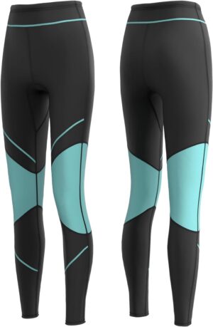 Wetsuit Pants Women, 2mm Wetsuits Neoprene Pull-on Pants for Water Sports Diving Surfing Swimming Kayaking