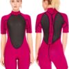 Shorty Wetsuit Women 2mm 3mm, Wet Suits for Mens in Cold Water, Neoprene Scuba Diving Suit for Surfing Swimming Snorkeling