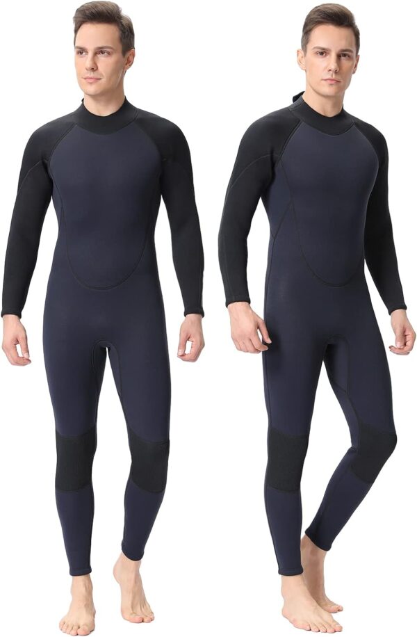 3mm Full Body Wetsuit for Women Men 3/2mm, 5/4mm Neoprene Wet Suits for Cold Water, Scuba Diving Suit Long Sleeve for Surfing Swimming Snorkeling