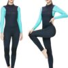 3mm Wetsuit Men and Women,Neoprene Wetsuit for Men and Women Keep Warm in Cold Water Wetsuit Women 3/2mm Womens Wetsuit Thermal Neoprene Diving Suit Windproof Surfing Suit Scuba Suit Women 3mm