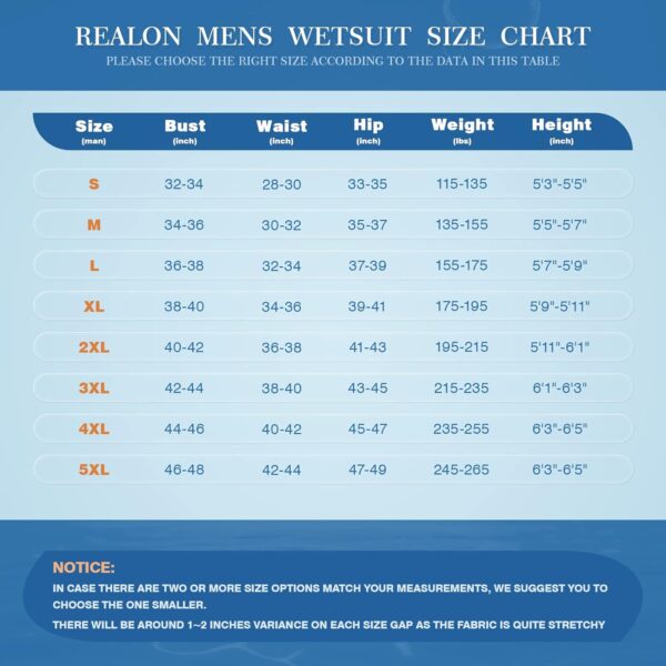 Men Wetsuit Neoprene Wet Suits Womens 3mm Full Body Long Sleeves Front Zipper Swimsuit for Scuba Diving Swimming Surfing Adult in Cold Water