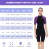 Mens Shorty Wetsuit,2mm Short Wetsuit for Men in Cold Water Shory Sleeve Wetsuit Kayaking Snorkeling Paddle Boarding