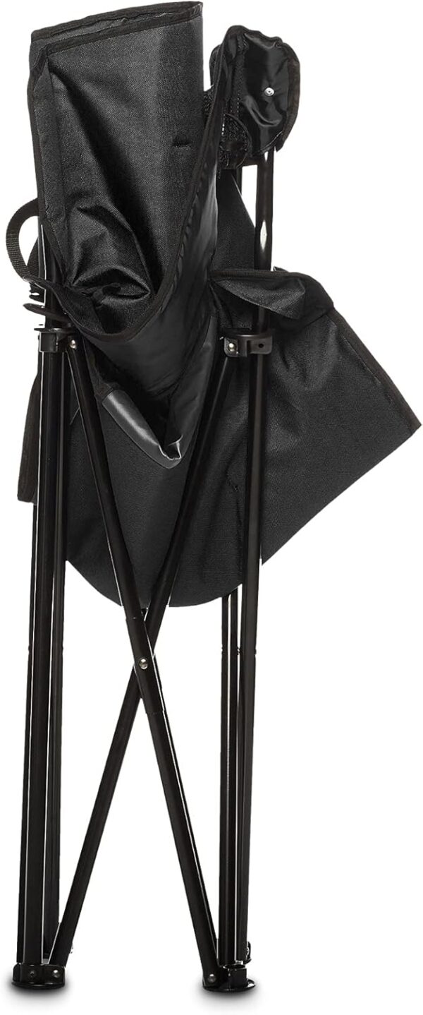 Camping Chair Large, Mesh Back, Portable Folding Chair with Cup Holder, Heavy Duty for Outdoor Events