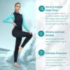 3mm Wetsuit Men and Women,Neoprene Wetsuit for Men and Women Keep Warm in Cold Water Wetsuit Women 3/2mm Womens Wetsuit Thermal Neoprene Diving Suit Windproof Surfing Suit Scuba Suit Women 3mm