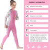 Kids Wetsuit for Toddler Girls Boys and Youth,3mm Neoprene Swimsuits Children Wet Suits 2mm Shorty/Full Long Sleeve Back Zip in Cold Water Warmth for Swimming Diving Jet Skiing Surfing