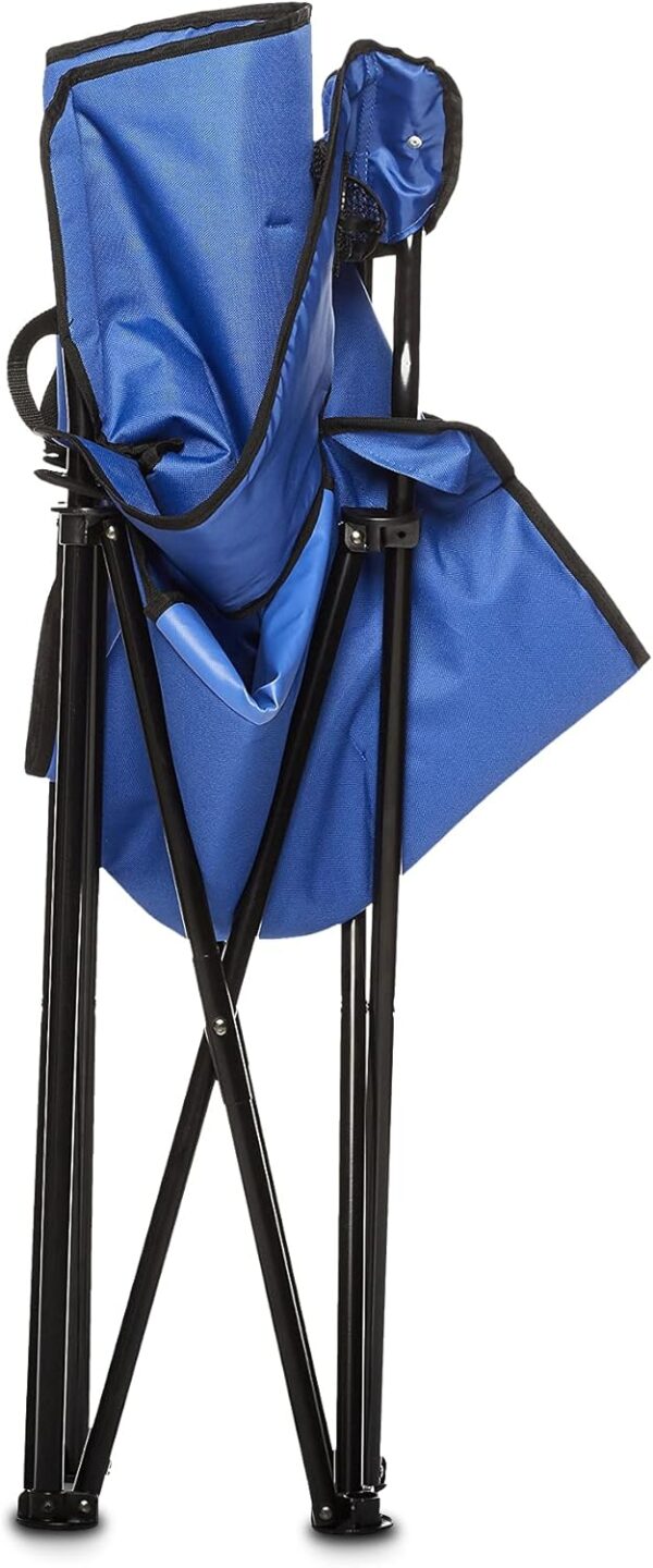 Camping Chair Large, Mesh Back, Portable Folding Chair with Cup Holder, Heavy Duty for Outdoor Events