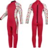 Kids Wetsuit for Toddler Girls Boys and Youth,3mm Neoprene Swimsuits Children Wet Suits 2mm Shorty/Full Long Sleeve Back Zip in Cold Water Warmth for Swimming Diving Jet Skiing Surfing