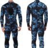 Unisex Neoprene 3mm Scuba Diving Suit One Piece Mens Camo Full Body Spearfishing Wetsuit