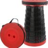 Portable Folding Stool Collapsible Telescopic Design, Holds Up to 440lbs