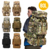 80L Tactical Backpack 600D Oxford Cloth Waterproof Trekking Fishing Hunting Bag Molle Backpack Outdoor Sport Military Rucksacks