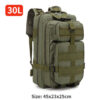 80L Tactical Backpack 600D Oxford Cloth Waterproof Trekking Fishing Hunting Bag Molle Backpack Outdoor Sport Military Rucksacks