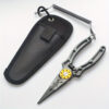 Aluminum Alloy Fishing Pliers Multifunctional Line Cutter, Hook Remover, and Crimper, Corrosion-Resistant with Ergonomic Design