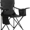Camping Chair Large, Mesh Back, Portable Folding Chair with Cup Holder, Heavy Duty for Outdoor Events