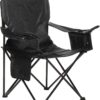 Camping Chair Large, Mesh Back, Portable Folding Chair with Cup Holder, Heavy Duty for Outdoor Events