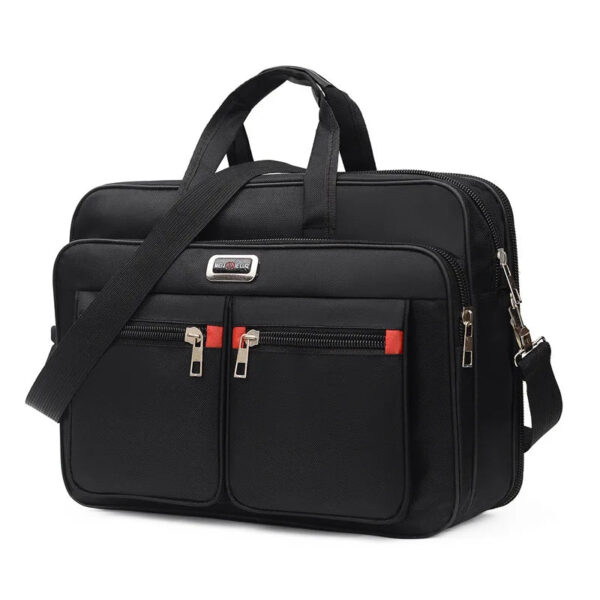 Large Capacity Men's Briefcase Multifunction Oxford 14" Laptop Bag Multilayers Shoulder Office Bags For Men Business Handbag Hot