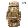 Large Capacity Waterproof Outdoor Camouflage Tactical Backpack Men 70L Military Backpack Travel Backpack for Men Hiking Bag
