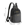 Men Crossbody Chest Bags Anti Theft Men Backpack Portable Backpacks for Hiking Fashion Male School Backpack Travel Backpack