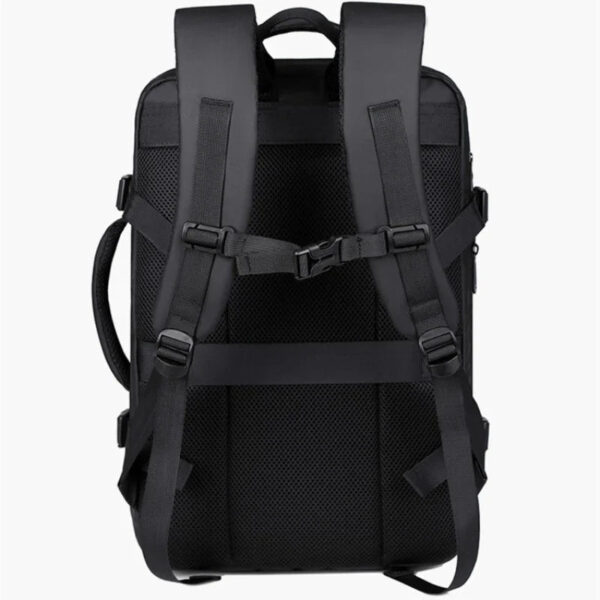 Men Large Capacity Multifunctional Extensible USB Rechargeable Hand-held Bag Men Waterproof Business Travel Computer Backpack