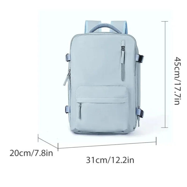 Rilibegan Dry Wet Separation Backpack with Large Capacity and Multifunctional Short Distance Travel Waterproof Mommy Backpack